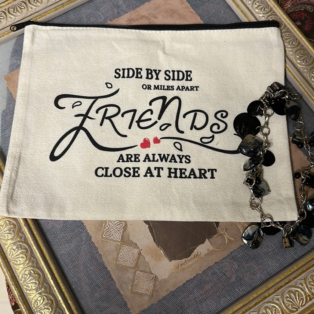 Friends cloth cosmetic bag